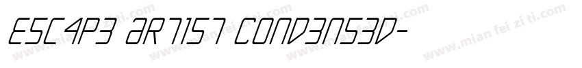 Escape Artist Condensed字体转换